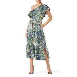 alc florence pleated midi dress A.L.C. Florence Pleated Midi Dress
